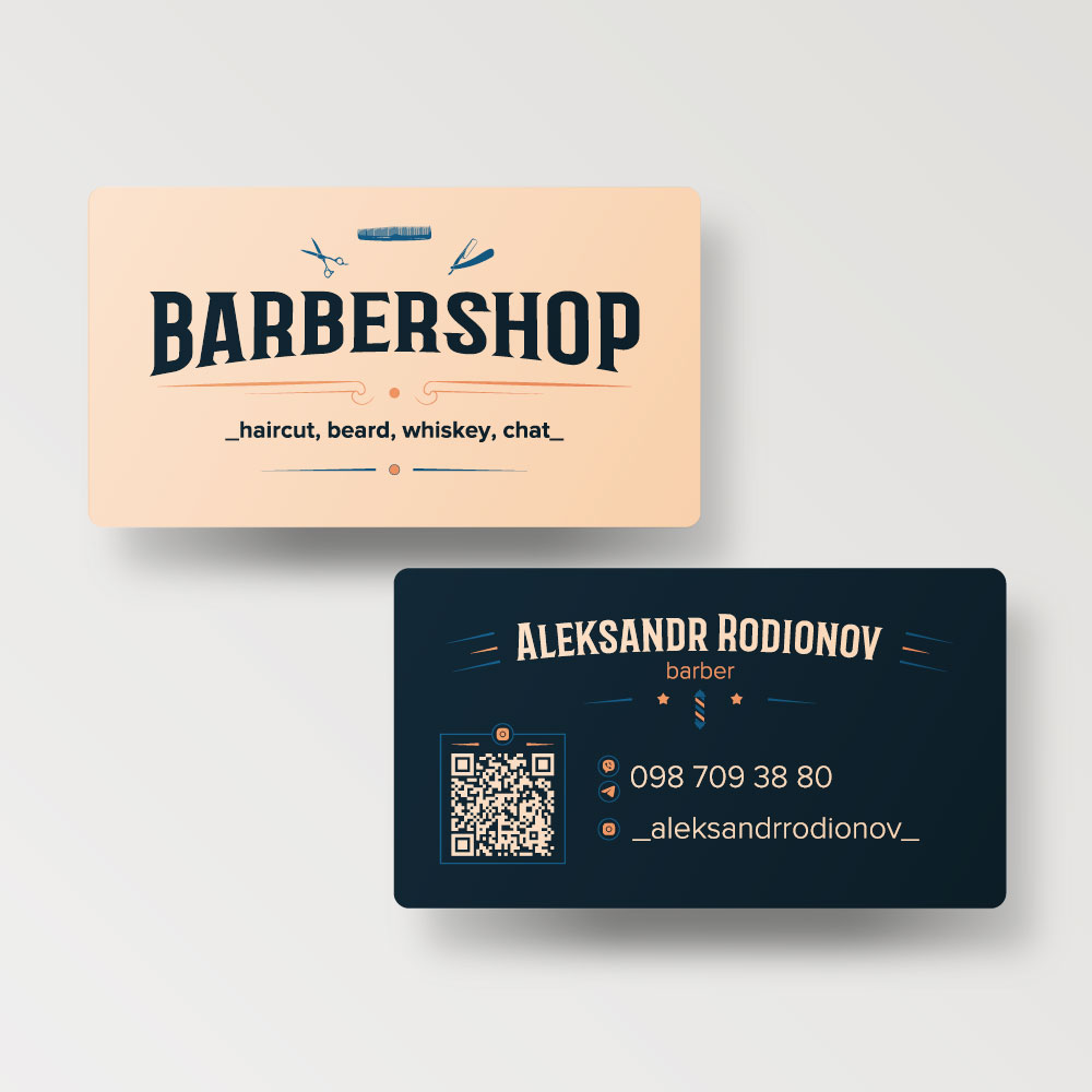 Business card with gloss lamination — photo 3
